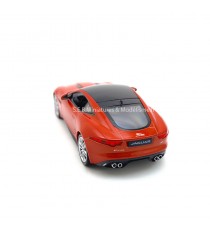 JAGUAR F-TYPE COUPE COPPER METALLIC 1:24-27 WELLY back side