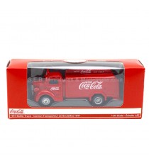 CAMION PUBLICITAIRE COCA COLA TRANSPORTEUR DE BOUTEILLES 1947 - 1:87 MOTOR CITY CLASSICS