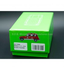 RENAULT 4L FIRE FIGHTER DOCTOR SDIS 79  DEUX SEVRES 1:43 ELIGOR with packaging