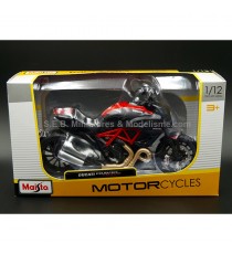 DUCATI DIAVEL CARBON RED 1:12 MAISTO with packaging