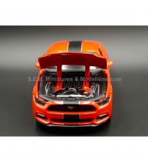FORD MUSTANG GT 2015 RED 1:24 MAISTO open hood
