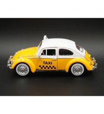 VW VOLKSWAGEN COCCINELLE TAXI 1966 MEXICO 1:24 MOTORMAX VUE DE GAUCHE