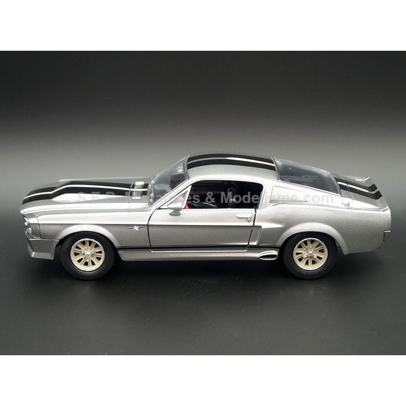 FORD MUSTANG SHELBY GT500 ELEANOR 1967 ( FILM 60 SECONDES CHRONO ) 1:24 GREENLIGHT VUE DE GAUCHE