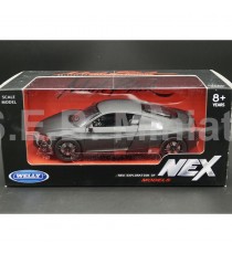 AUDI R8 V10 COUPE 2006 MAT BLACK 1:24 WELLY with packaging