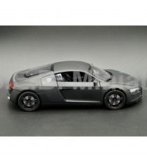 AUDI R8 V10 COUPE 2006 MAT BLACK 1:24 WELLY right side