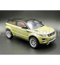 LAND ROVER RANGE ROVER EVOQUE 2011 METALLIC GREEN 1:18 WELLY GT right front