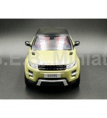 LAND ROVER RANGE ROVER EVOQUE 2011 METALLIC GREEN 1:18 WELLY GT front side
