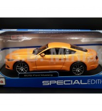 FORD MUSTANG GT 5.0 2015 ORANGE 1:18 MAISTO with packaging