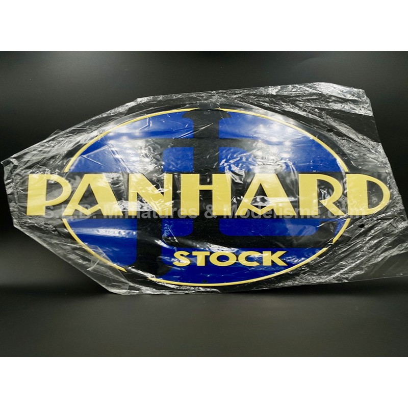PANHARD STOCK AUTOMOTIVE ADVERTISING METAL PLATE - ECH 1