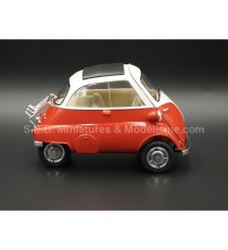 BMW ISETTA 250 RED / WHITE 1:18 WELLY right side