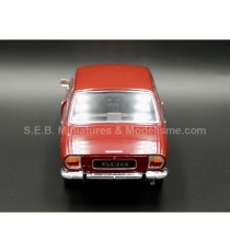 PEUGEOT 504 FROM 1974 BURGUNDY 1:24 WELLY back side