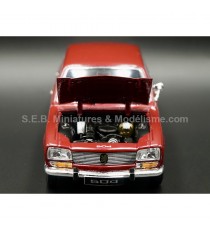 PEUGEOT 504 FROM 1974 BURGUNDY 1:24 WELLY open hood