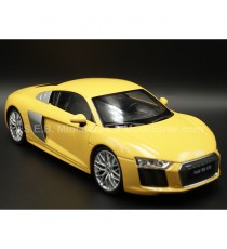 AUDI R8 V10 COUPE 2006 YELLOW 1:18 WELLY right front