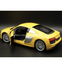 AUDI R8 V10 COUPE 2006 YELLOW 1:18 WELLY open door