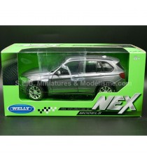 BMW X5 F15 GRIS METAL 1:24 WELLY SOUS BLISTER