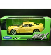 CHEVROLET CAMARO ZL1 FROM 2012 YELLOW 1:24 WELLY in the packaging