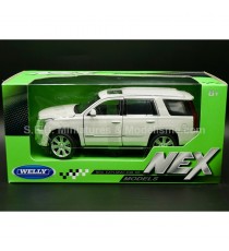 CADILLAC ESCALADE FROM 2017 WHITE 1:24 WELLY with packaging