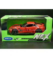CHEVROLET CORVETTE Z06 2017 RED 1:24 WELLY with packaging