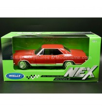BUICK RIVIERA GRAND SPORT DE 1965 ROUGE 1:24 WELLY SOUS BLISTER