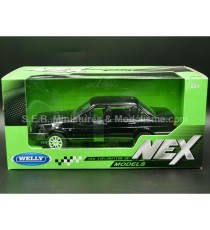 VW SANTANA BLACK 1:24 WELLY with packaging