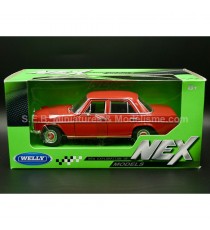 MERCEDES 220 W115 1968 RED 1:24 WELLY with packaging