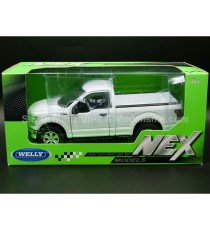 FORD F-150 PICK-UP DE 2015 BLANC 1:24 WELLY SOUS BLISTER