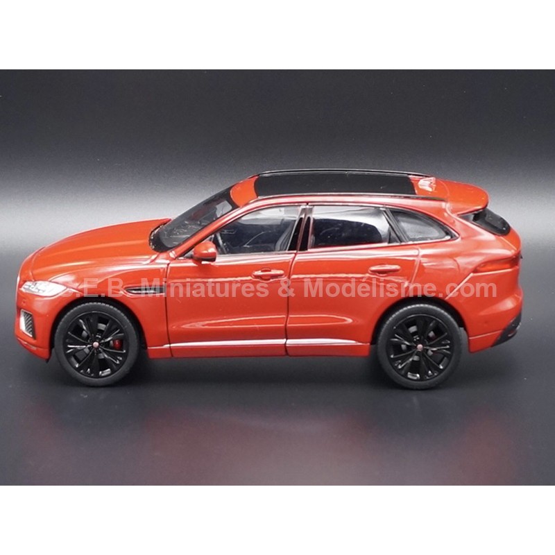 JAGUAR F-PACE 2016 METALLIC RED 1:24 WELLY left side