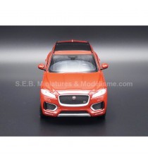 JAGUAR F-PACE 2016 METALLIC RED 1:24 WELLY front side