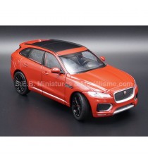 JAGUAR F-PACE 2016 METALLIC RED 1:24 WELLY right front
