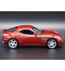 ALFA ROMEO 8C COMPETITION METALLIC RED 1:24 WELLY right side