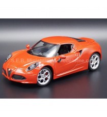 ALFA ROMEO 4C 2014 RED 1:24 WELLY left front