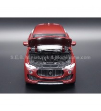 MASERATI LEVANTE 2016 ROUGE 1:24 WELLY capot ouvert