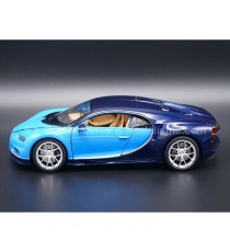 BUGATTI CHIRON FROM 2016 BLUE 1:24 WELLY left side