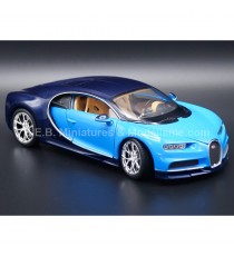 BUGATTI CHIRON 2016 BLUE 1:24 WELLY right front