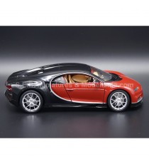 BUGATTI CHIRON 2016 RED / BLACK 1:24 WELLY right side
