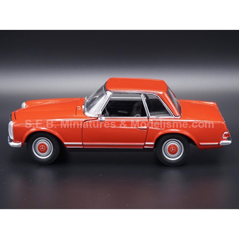 MERCEDES 230 SL 1963 W113 RED 1:24 WELLY left side