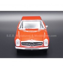 MERCEDES 230 SL 1963 W113 RED 1:24 WELLY front side