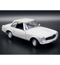 MERCEDES 230 SL 1963 W113 WHITE 1:24 WELLY right front