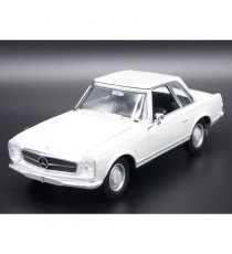 MERCEDES 230 SL 1963 W113 WHITE 1:24 WELLY left front