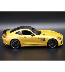 MERCEDES AMG GTR METALLIC YELLOW 1:24 WELLY right side