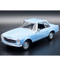MERCEDES 230 SL 1963 W113 BLUE 1:24 WELLY left front