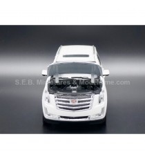 CADILLAC ESCALADE FROM 2017 WHITE 1:24 WELLY open hood