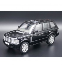 LAND ROVER RANGE ROVER BLACK 2003 1:24 WELLY left front