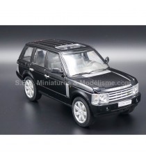 LAND ROVER RANGE ROVER BLACK 2003 1:24 WELLY right front