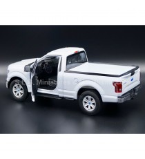 FORD F-150 PICK-UP 2015 WHITE 1:24 WELLY open door