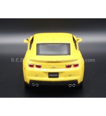 CHEVROLET CAMARO ZL1 FROM 2012 YELLOW 1:24 WELLY back side