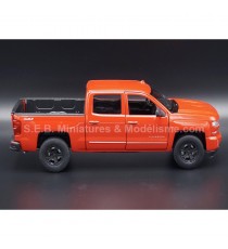 CHEVROLET SILVERADO ZZ1 PICK-UP 2017 RED 1:24-27 WELLY right side