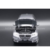 BMW X5 F15 GRIS METAL 1:24 WELLY capot ouvert