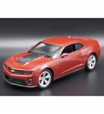 CHEVROLET CAMARO ZL1 2012 RED 1:24 WELLY left front