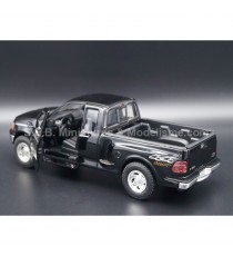 FORD F-150 FLARESIDE SUPERCAB BLACK 1999 1:24 WELLY open door